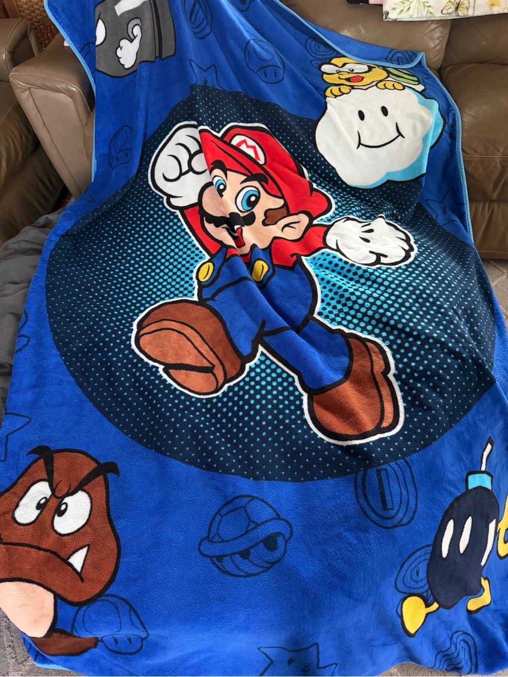 Huge Super Mario Blanket